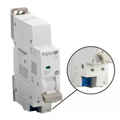 Disjoncteur Phase + Neutre 2A automatique I-Plug Digital Electric