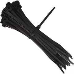 Attache Nylon 3x100 mm Noir (x100)