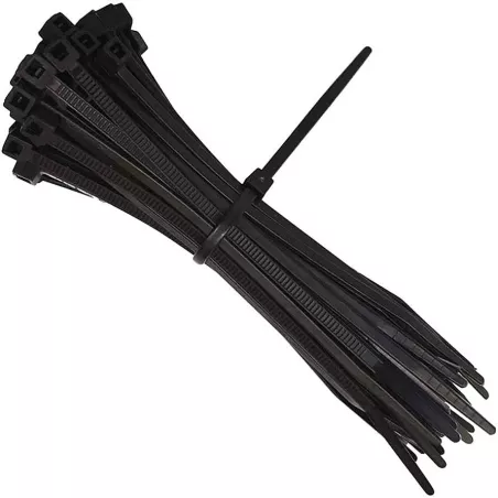 Attache Nylon 3x100 mm Noir (x100)