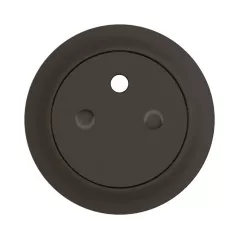 Enjoliveur pour prise de courant 2P+T Surface Confort Céliane - Noir