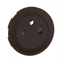 Enjoliveur pour prise de courant 2P+T Surface Confort Céliane - Noir