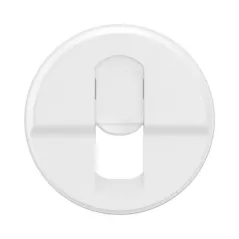 Enjoliveur pour prise simple RJ45 Céliane - Blanc