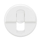 Enjoliveur pour prise simple RJ45 Céliane - Blanc Enjoliveur pour prise simple RJ45 Céliane - Blanc