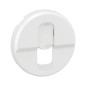 Enjoliveur pour prise simple RJ45 Céliane - Blanc Enjoliveur pour prise simple RJ45 Céliane - Blanc