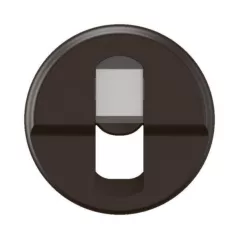 Enjoliveur pour prise simple RJ45 Céliane - Noir