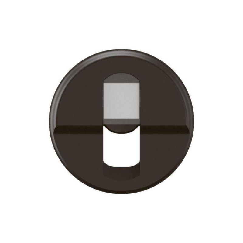 Enjoliveur pour prise simple RJ45 Céliane - Noir Enjoliveur pour prise simple RJ45 Céliane - Noir