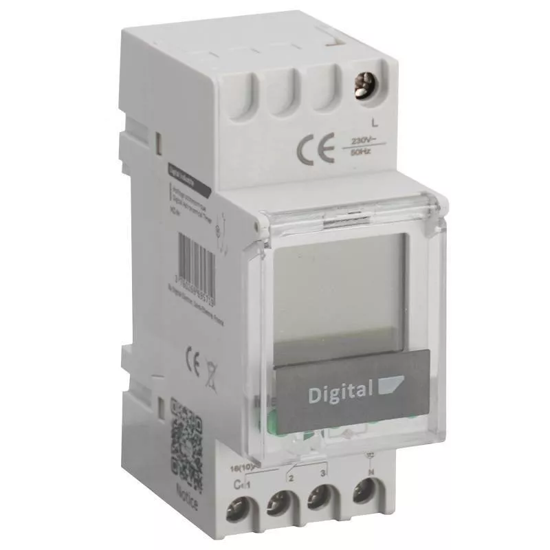 Inter Horaire Électronique 16A 24H/7Jrs 1 Zones Inter Horaire Électronique 16A 24H/7Jrs 1 Zones