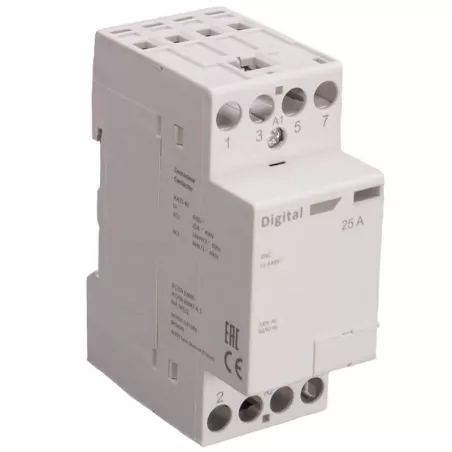 Contacteur de puissance Triphasé 25A NF Digital Electric