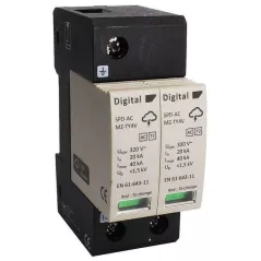 Lot de 6 Parafoudres Bipolaires Débrochable AC Digital Electric